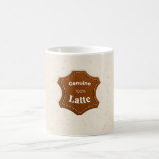 Tasse authentique à motif neutre Latte 100%
