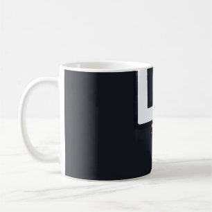 Tasse autocollante Monogramme DD