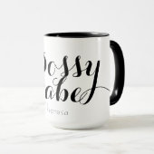 Tasse autoritaire de nom de personnaliser de (Devant droit)