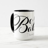 Tasse autoritaire de nom de personnaliser de (Devant gauche)