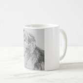Tasse aux cheveux longs de chien de chiwawa (Devant droit)