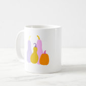 Tasse aux citrouilles colorées (Devant gauche)