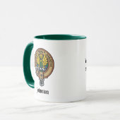 Tasse avec blason du Clan Johnston (Devant gauche)