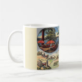 Tasse avec carte de Lake Arrowhead (Gauche)