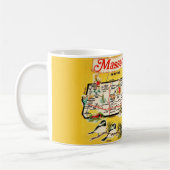 Tasse avec carte de l'État du Massachusetts (Gauche)