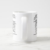 Tasse avec carte de Londres (Dos)