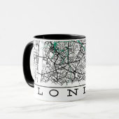 Tasse avec carte de Londres (Devant gauche)