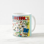 Tasse avec carte de l'Oregon (Devant droit)