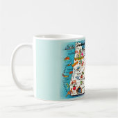 Tasse avec carte de l'Oregon (Gauche)