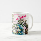 Tasse avec carte de Louisiane (Devant droit)