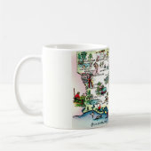 Tasse avec carte de Louisiane (Gauche)