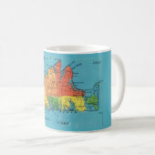 Tasse avec carte de Martha's Vineyard (Devant droit)
