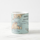 Tasse avec carte de Marthas Vineyard Nantucket (Centre)