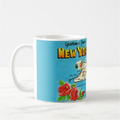 Tasse avec carte de New York (Gauche)