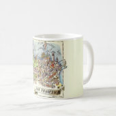 Tasse avec carte de San Francisco (Devant droit)