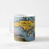 Tasse avec carte de St-Thomas (Devant gauche)