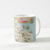 Tasse avec carte des Bahamas (Devant droit)