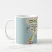 Tasse avec carte des Bahamas (Gauche)