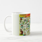 Tasse avec carte des Finger Lakes de NY (Gauche)