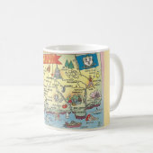 Tasse avec carte du Connecticut (Devant droit)
