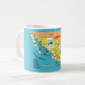 Tasse avec carte du Mexique (Devant gauche)