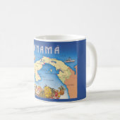 Tasse avec carte du Panama (Devant droit)