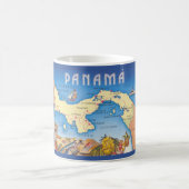 Tasse avec carte du Panama (Centre)
