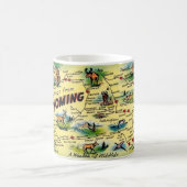 Tasse avec carte du Wyoming (Centre)