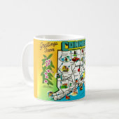 Tasse avec carte postale du Connecticut (Devant gauche)