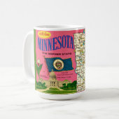 Tasse avec carte postale du Minnesota (Devant gauche)