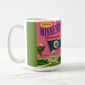 Tasse avec carte postale du Minnesota (Gauche)