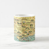 Tasse avec carte vintage de Bognor Angleterre (Centre)