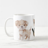 Tasse avec chien, chat et poulet (Gauche)