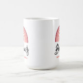 Tasse avec citation d'appréciation pour enseignant (Centre)