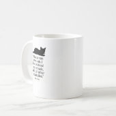 Tasse avec citation de chat de Mark Twain (Devant gauche)