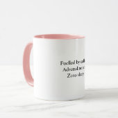 Tasse avec citation drôle d'infirmière (Devant gauche)