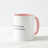 Tasse avec citation drôle d'infirmière (Devant droit)