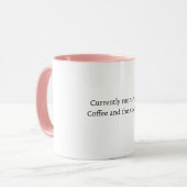 Tasse avec citation drôle d'infirmière (Devant gauche)