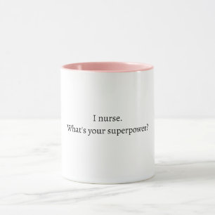 Tasse avec citation drôle d'infirmière