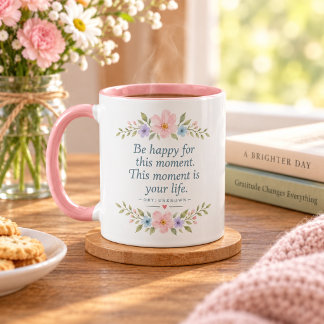 Tasse avec citation inspirante