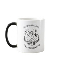 Tasse avec citation inspirante noire