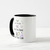 Tasse avec citation motivante – Tasse de café insp (Devant gauche)