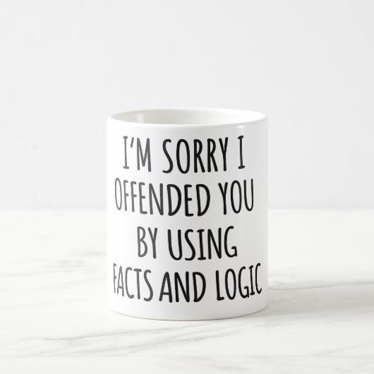 Tasse avec citation sarcastique drôle (Centre)