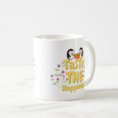 Tasse avec citation sur la nourriture (Devant droit)