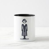 Tasse avec dame stylisée (Centre)