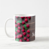 Tasse avec des framboises motif (Gauche)