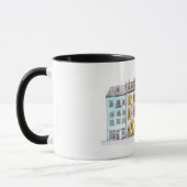 Tasse avec des maisons (Gauche)