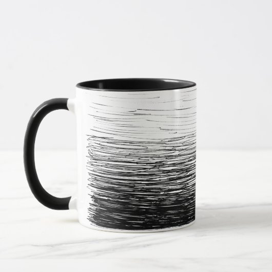tasse avec des rayures graduelles (Gauche)
