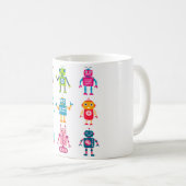 Tasse avec des robots (Devant droit)