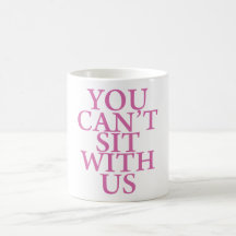 TASSE AVEC DES USA DE FILLES DE MOYEN "VOUS NE